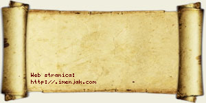 Una Roksandić vizit kartica